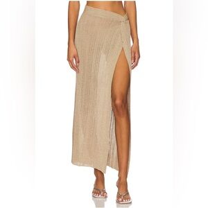NEW - HEART OF GOLD SKIRT IN METALLIC GOLD
